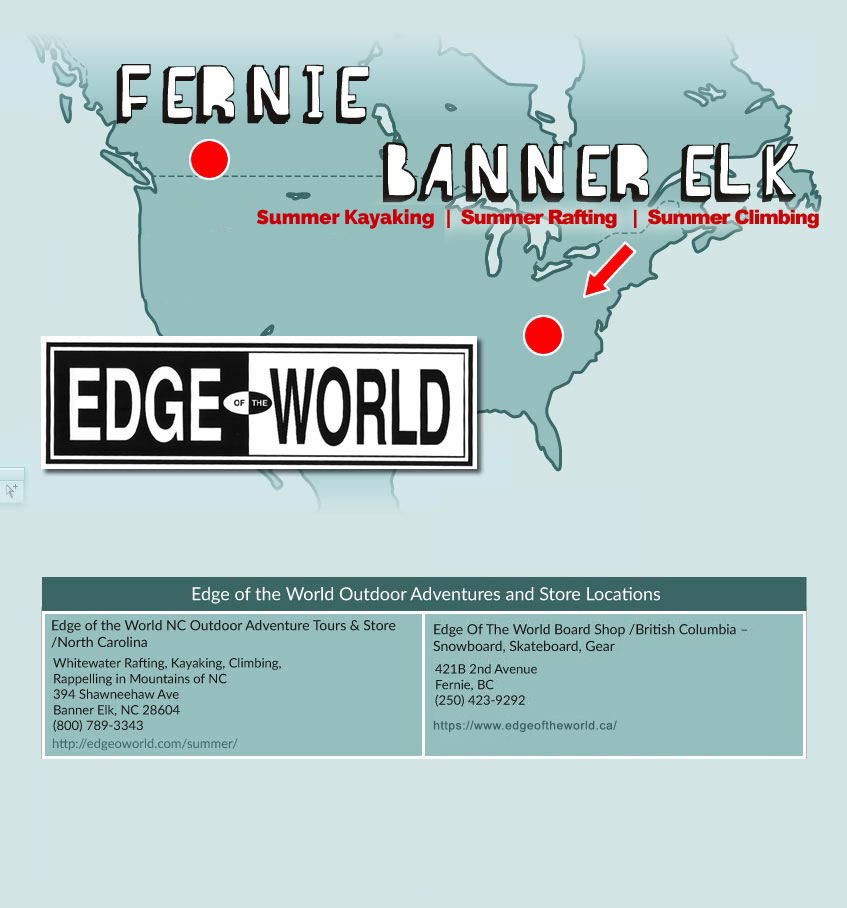 Edge of the World Locations